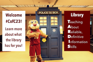 300x200-Clyde-Library-Tardis Library Welcomes #CofC23