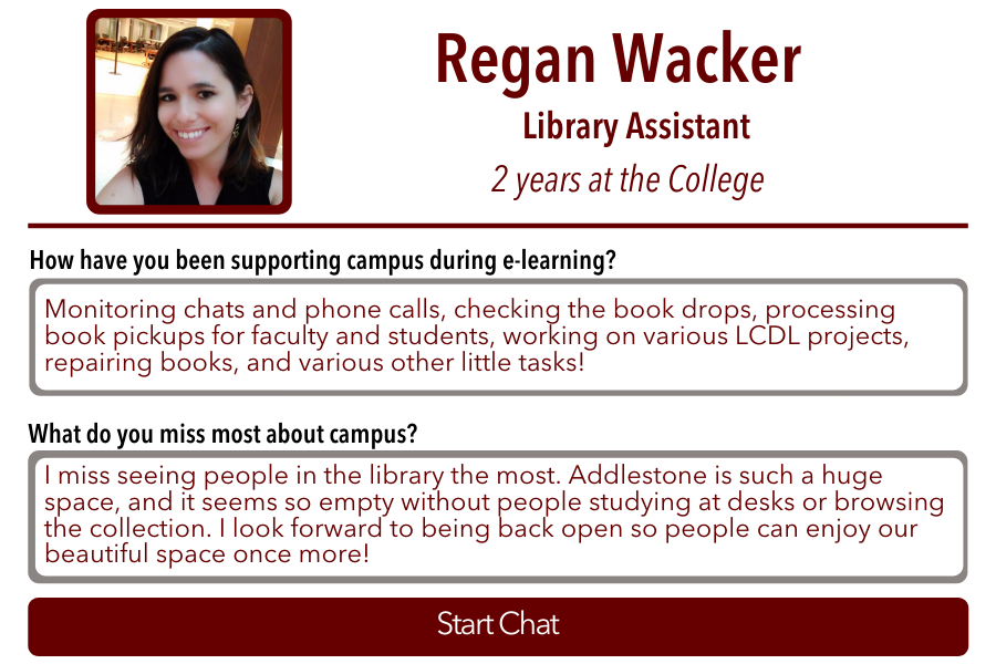 Regan-Wacker Behind the Chat Box: Regan Wacker