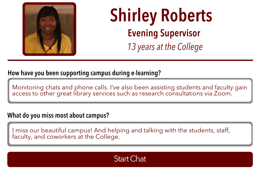 Behind the Chat Box: Shirley Roberts