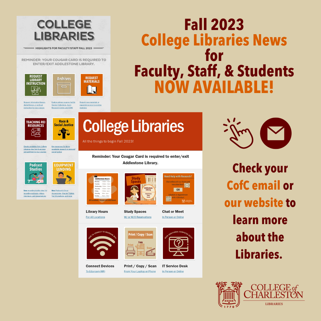 College-Libraries-News-Fall-2023 News